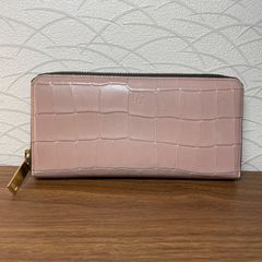 1metre carre クロコダイル風長財布 ピンク　未使用 1metre carre クロコダイル風長財布 ピンク 未使用 - メルカリ