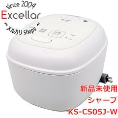 【新品】【未開封】 SHARP 炊飯器 KS-CS05J-W 3合 ホワイト 新品】【未開封】 SHARP 炊飯器 KS-CS05J-W 3合 ホワイト - メルカリ
