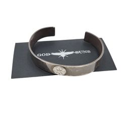 GOD SUNSゴッドサンズ 平打ち銀爪バングルK18メタル付き 12mm板 - メルカリ