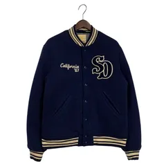 【中古品】STANDARD CALIFORNIA スタンダードカリフォルニア × HARRIS TWEED ハリスツイード WOOL STADIUM JACKET ウール スタジアムジャケット スタジャン 【145-260306-as-23-izu】のサムネイル