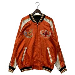 80s/超激レア配色・日本マップ/スカジャン - メルカリ