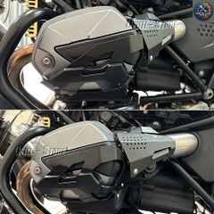 トライアンフ用 ブラック バーエンド丸型ミラー 取り付け用ネジ付き