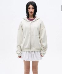 RIELLE RICHE Pile Knit Short Hoodie - メルカリ