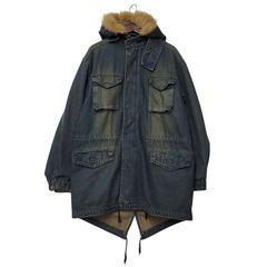 KAPITAL ヴィンテージ加工 ペンキ パイピング デニム リング コート