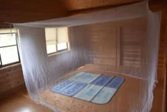 여름철 모기 및 곤충 방지 모기장 ■ 편리한 크기 ■ 다다미 3매트용 250cm x 150cm ■ 해충