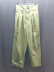 ◇ forksy. フォルクシー カジュアル ツータック シンプル ミリタリー パンツ サイズS カーキ レディース E  【1310300000105】のサムネイル