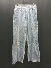 ◇ BROWNY カジュアル シンプル ウォッシュ加工 着回し デニムパンツ サイズM ライトブルー レディース E  【1310300000945】のサムネイル