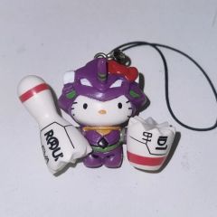 エヴァンゲリオン ハローキティ 初号機 根付け ストラップ 希少品
