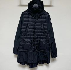 BORDERS at BALCONY ティアードコート フード ライナー付き 黒 - メルカリ