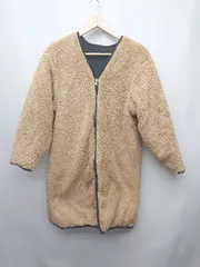 ■ fifth フィフス リバーシブル ボア キルティング 長袖 ブルゾン ジャンパー サイズM ベージュ ブラック レディース P  【1402080016084】のサムネイル