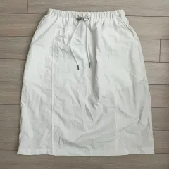 ナイロン ミディ スカート 夏 レディース