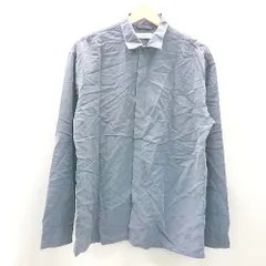 ◇ JOINT WORKS ジョイントワークス シンプル 無地 長袖 シャツ サイズL ブルー系 メンズ E  【1402280003976】のサムネイル