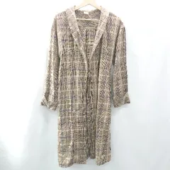 ◇ ◎ Ray Cassin レイカズン ライトアウター チェック柄 長袖 コート サイズF ブラウン系 レディース E  【1402280005116】のサムネイル
