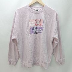 ◇ ◎ SPY × FAMILY 캐릭터 - 프린트 풀오 - 바 - 긴팔 트레 - 나 - 사이즈 LL 퍼 - 풀 계 핑크 계 여성 남성 E [1402280008650]