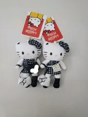 ハローキティ ハウンドトゥースチェック ONE PIECE ぬいぐるみ 2個 セット