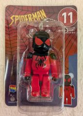 サニーサイドアップ Happyくじ BE@RBRICK MARVEL SPIDER-MAN ベアブリック賞 11.スカーレット・スパイダー(ケイン・パーカー)