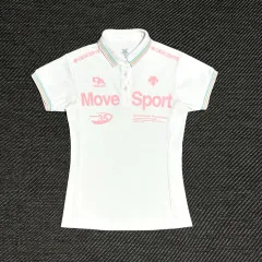 M DESCENTE デサント ウィメンズ ゴルフ 機能性 半袖 カラーTシャツ