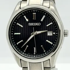 SEIKO セイコー セレクション Sシリーズ 7B72-0AG0 SBTM341 ブラック ソーラー メンズ 腕時計 稼働品