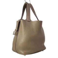 2024年製 W刻印》 HERMES ピコタンロックPM ベトン ハンドバッグ 