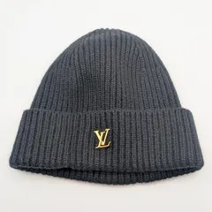 極美品 ルイヴィトン LVスパーク ノワール ブラック ニット帽 ビーニー ロゴのサムネイル