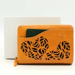 シビラ 二つ折り財布 パシオン 本革レザー 小銭入れあり ウォレット ブランド レディース キャメル Sybilla 【中古】のサムネイル