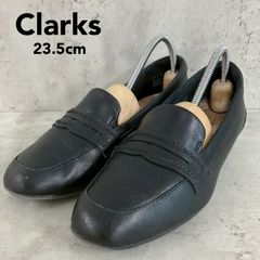 極美品 Clarks クラークス メイヒルコーブ ローファー ブラック レザー