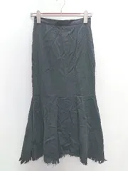 ◇ KOBE LETTUCE コウベレタス カットオフ ロング マーメイド スカート サイズM ブラック レディース P  【1406180053536】のサムネイル