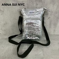 ANNA SUI NYC アナスイ マルチポケットバッグ ショルダー シルバー