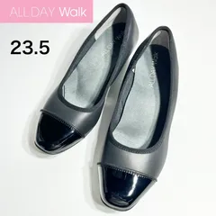 【極美品】Achilles アキレス ALL DAY Walk オールデイウォーク パンプス 23.5cm ブラックのサムネイル