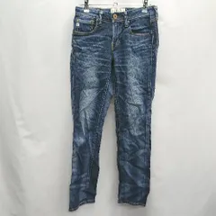 ◇ SOMETHING NEOJEANS ストレートジーンズ サイズXS インディゴブルー レディース E  【1406180070472】