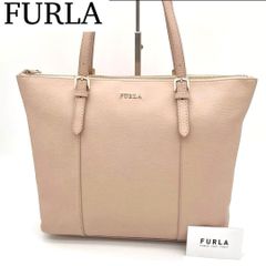 極美品】FURLA サリー トートバッグ セミショルダー レザー ピンク系