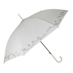 ☆ 2152. 오프 화이트 ☆ ATTAIN 58cm 점프 우산 우산 여성 어른 긴 우산 58cm 부피 카사 점프 우산 원터치 우산 여성 우산 여성 우산 유리 섬유 튼튼한 세련된 귀여운 무늬 물건 심플 브랜드 ATTAIN 아테인