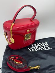 美品☆ ジャンニヴェルサーチ バニティ ミニ ハンドバッグ サン