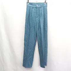 ◇ ◎ ●美品● me+em select ミームセレクト スラックスパンツ サイズXS ブルー系 レディース E  【1406180089030】