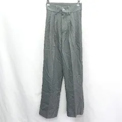◇ ◎ ●美品● me+em select ミームセレクト スラックスパンツ サイズXS グレー系 レディース E  【1406180089023】