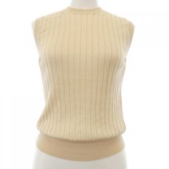 美品】SLOANE スローン 18G天竺ポリエステル ニット ノースリーブ M