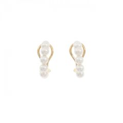 専用 Mikimoto アコヤ真珠 ベビーパール フープピアス 18KWG - メルカリ