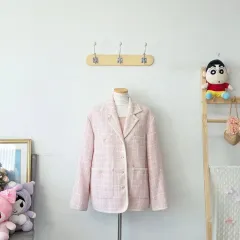 ヴィンテージ GROVE ピンク ツイード ジャケットのサムネイル