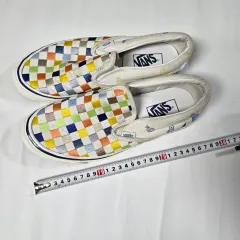 ヴァンズ スリッポン CHECK MULTI COLOR