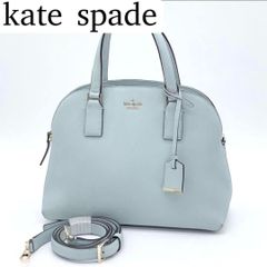 極美品 kate spade 2way ダーシー ミディアム サッチェル 水色 - メルカリ