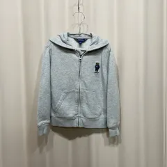 (5歳) POLO RALPH LAUREN キッズ 子供 弱起毛 クマ ドール フードジップアップ ジャケットのサムネイル