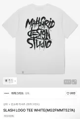 MUSINSA MAHAGRID スラッシュ ロゴ 半袖 Tシャツのサムネイル