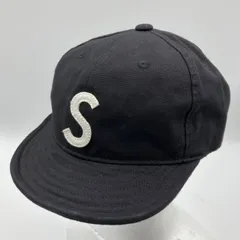 Basiquenti ベーシックエンティ S ロゴ キャップ 帽子 CAP 57-59cm ブラック 黒 メンズ SU-13-43のサムネイル