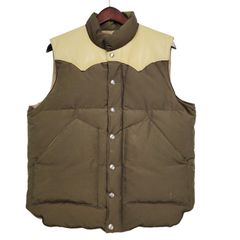 SUGAR CANE レザーヨーク ダウンベスト 馬革 グリーン L - メルカリ