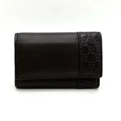 【中古品】GUCCI グッチ 256433 グッチシマ 6連 KEY CASE キーケース 【181-260224-cs-15-izu】