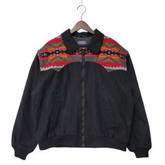 BUFFALO NICKEL ネイティブ柄赤黒ジャケット USA製 BUFFALO NICKEL ネイティブ柄赤黒ジャケット USA製 - メルカリ
