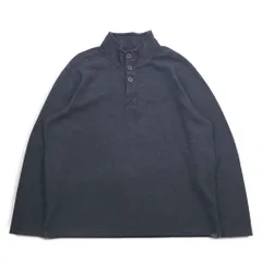 Eddie Bauer ハーフボタン スウェット XL グレー コットン