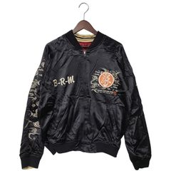 蒙古タンメン中本 スカジャン 黒 - メルカリ