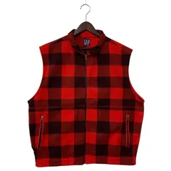 【中古品】 OLD GAP オールドギャップ BUFFALO CHECK FLECCE VEST バッファロー チェックフリースベスト 【146-250108-mh-05-izu】