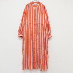 美品 2023SS ポールスミス ストライプ シャツ ワンピース サイドリボン